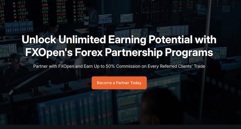 FXOpen’s Forex Partnership Program Offers Up to 50% Commission for Partners